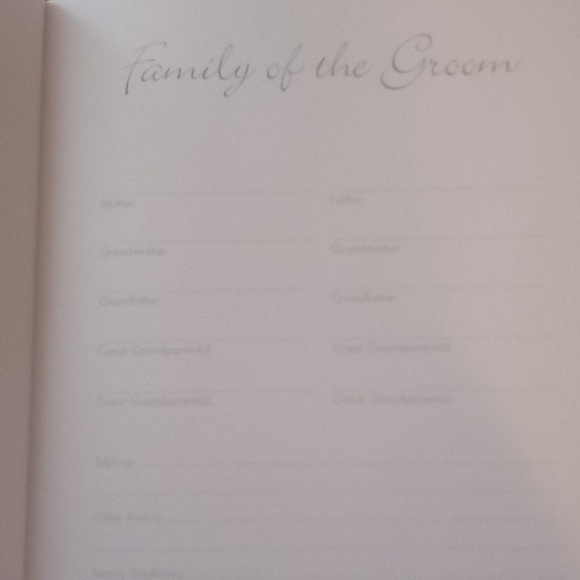 His & Hers Party Supplies Wedding Memory Book Poshmark